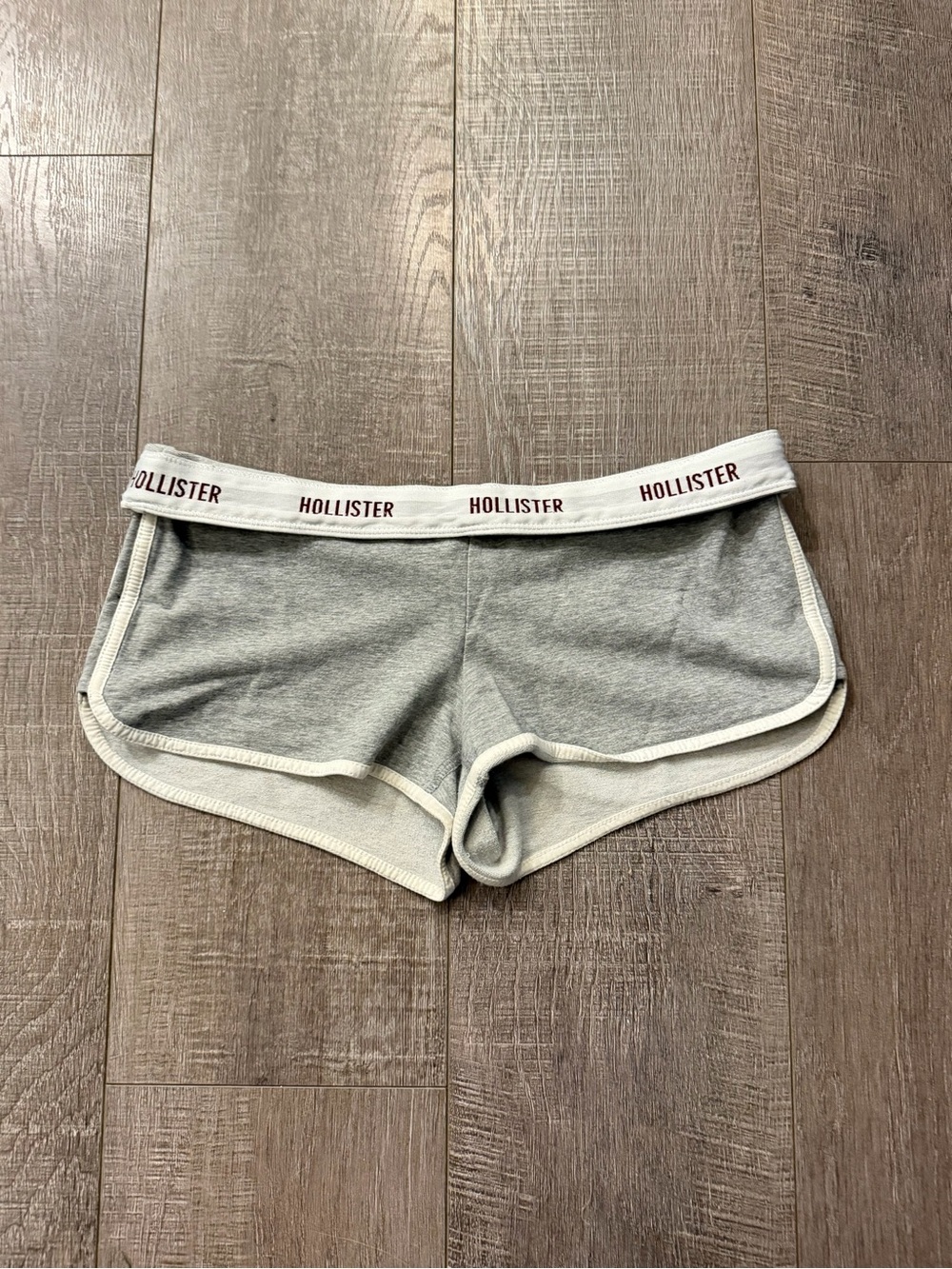 Hollister vintage y2k Women's Gray cotton micro mini Lounge Shorts